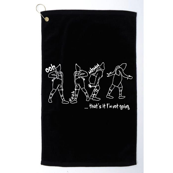 That's It I'm Not Going Funny X Mas Golf Towel