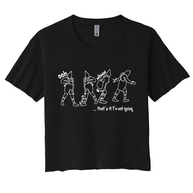 That's It I'm Not Going Funny X Mas Crop Top