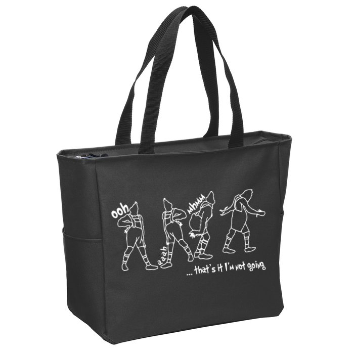 That's It I'm Not Going Funny X Mas Zip Tote Bag