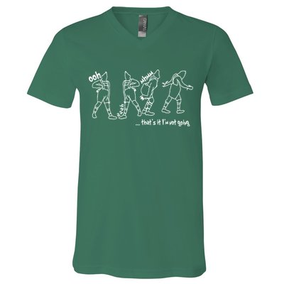 That's It I'm Not Going Funny X Mas V-Neck T-Shirt