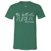 That's It I'm Not Going Funny X Mas V-Neck T-Shirt