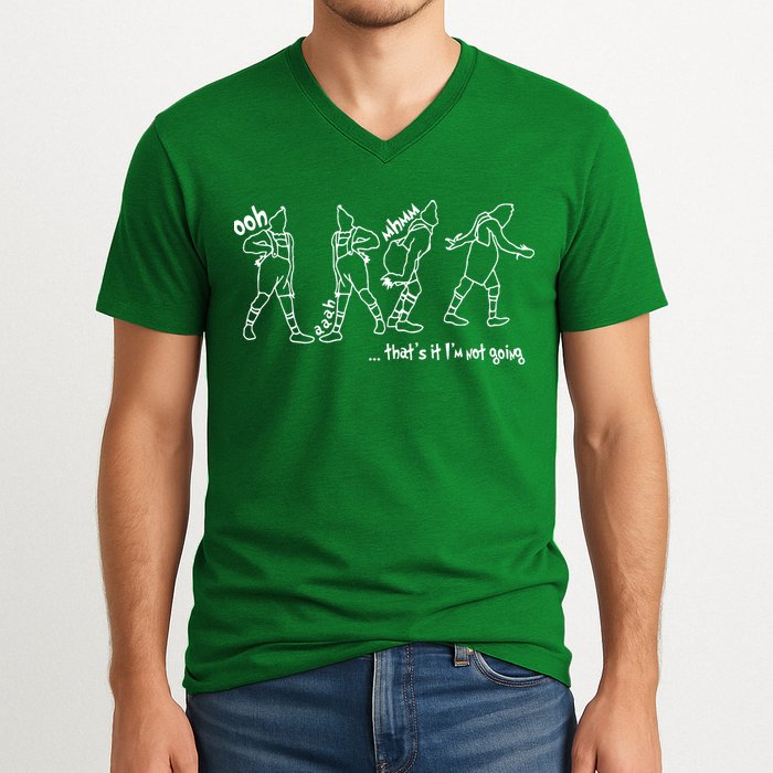That's It I'm Not Going Funny X Mas V-Neck T-Shirt