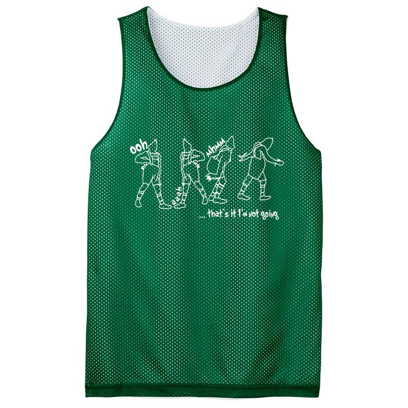 That's It I'm Not Going Funny X Mas Mesh Reversible Basketball Jersey Tank