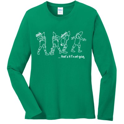 That's It I'm Not Going Funny X Mas Ladies Long Sleeve Shirt