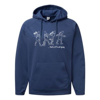 That's It I'm Not Going Funny X Mas Performance Fleece Hoodie