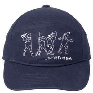 That's It I'm Not Going Funny X Mas 7-Panel Snapback Hat