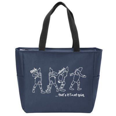 That's It I'm Not Going Funny X Mas Zip Tote Bag