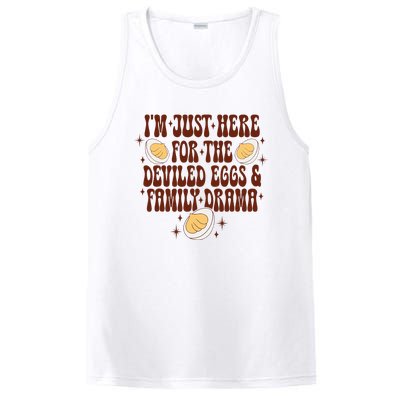 Thanksgiving Im Just Here For The Deviled Eggs PosiCharge Competitor Tank