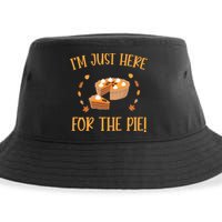 Thanksgiving I’m Just Here For The Pie Gift Sustainable Bucket Hat