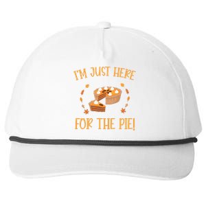 Thanksgiving I’m Just Here For The Pie Gift Snapback Five-Panel Rope Hat