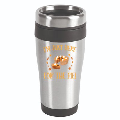 Thanksgiving I’m Just Here For The Pie Gift 16oz Travel Tumbler