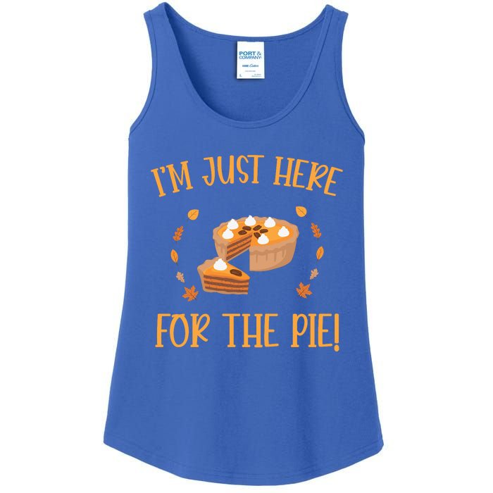 Thanksgiving I’m Just Here For The Pie Gift Ladies Essential Tank