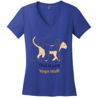 This Is Just Yoga Stuff Gift Women's V-Neck T-Shirt