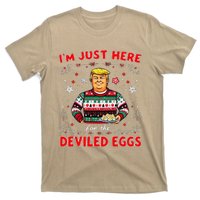 Trump IM Just Here For The Deviled Eggs Trump Christmas T-Shirt