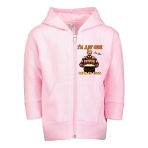 Thanksgiving IM Just Here For The Deviled Eggs Toddler Zip Fleece Hoodie