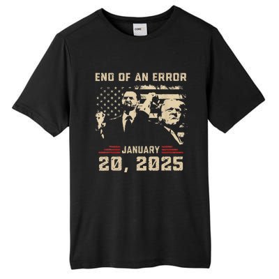 Trump Inauguration January 20 2025 End Of An Error New Year Tall Fusion ChromaSoft Performance T-Shirt