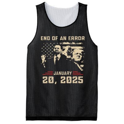 Trump Inauguration January 20 2025 End Of An Error New Year Mesh Reversible Basketball Jersey Tank