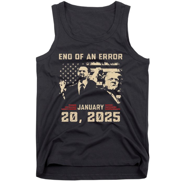 Trump Inauguration January 20 2025 End Of An Error New Year Tank Top