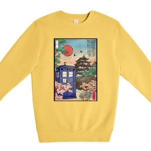 Tardis In Japan Premium Crewneck Sweatshirt