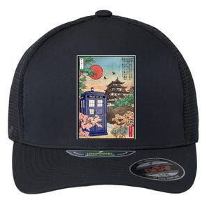 Tardis In Japan Flexfit Unipanel Trucker Cap