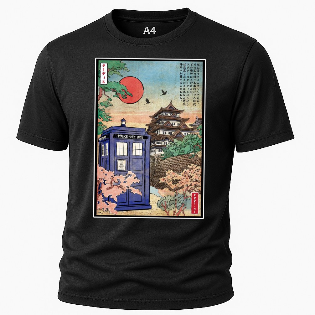 Tardis In Japan Cooling Performance Crew T-Shirt