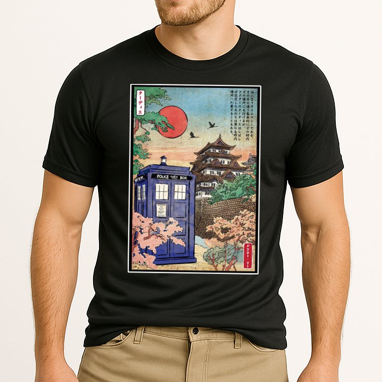 Tardis In Japan Cooling Performance Crew T-Shirt