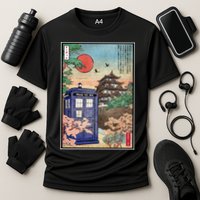 Tardis In Japan Cooling Performance Crew T-Shirt