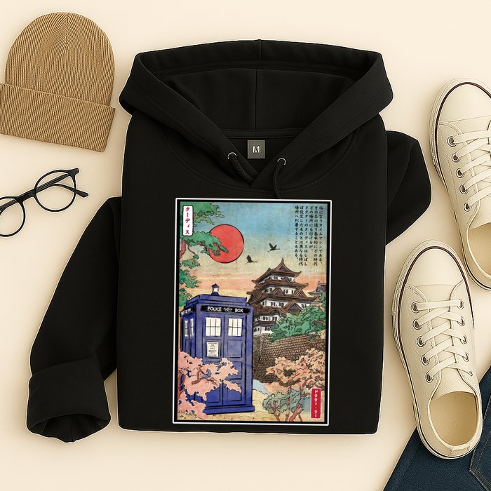 Tardis In Japan Hoodie
