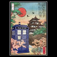 Tardis In Japan Hoodie