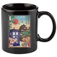 Tardis In Japan 11oz C Handle Ceramic Mug