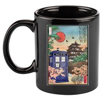 Tardis In Japan 11oz C Handle Ceramic Mug