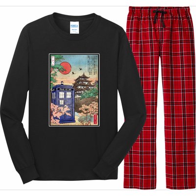 Tardis In Japan Long Sleeve Pajama Set