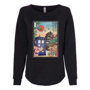 Tardis In Japan Womens California Wash Sweatshirt