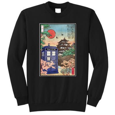 Tardis In Japan Tall Sweatshirt