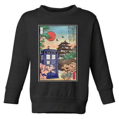 Tardis In Japan Toddler Sweatshirt