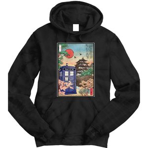 Tardis In Japan Tie Dye Hoodie