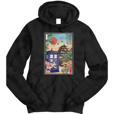 Tardis In Japan Tie Dye Hoodie