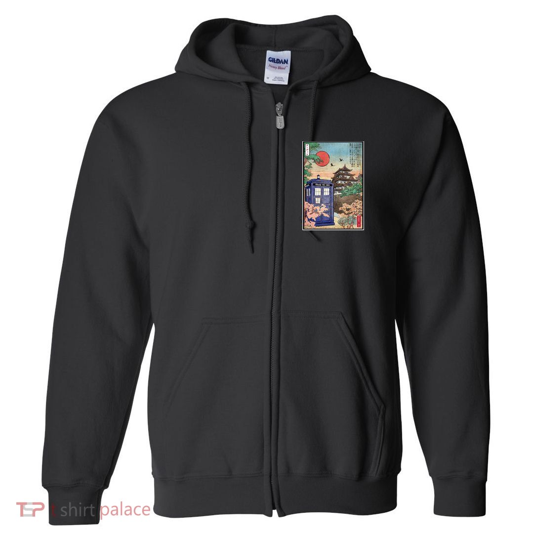 Tardis In Japan Full Zip Hoodie
