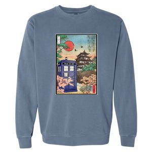 Tardis In Japan Garment-Dyed Sweatshirt