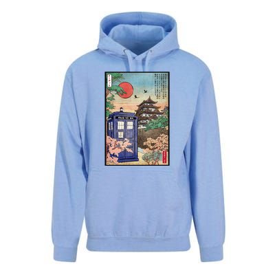 Tardis In Japan Unisex Surf Hoodie