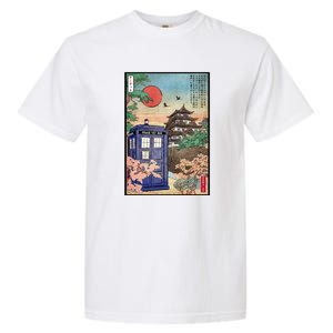 Tardis In Japan Garment-Dyed Heavyweight T-Shirt