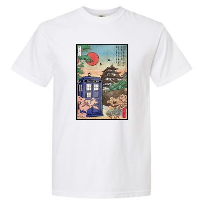 Tardis In Japan Garment-Dyed Heavyweight T-Shirt