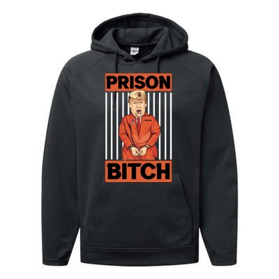 Trump In Jail | PARODY Prison Bitch Performance Fleece Hoodie