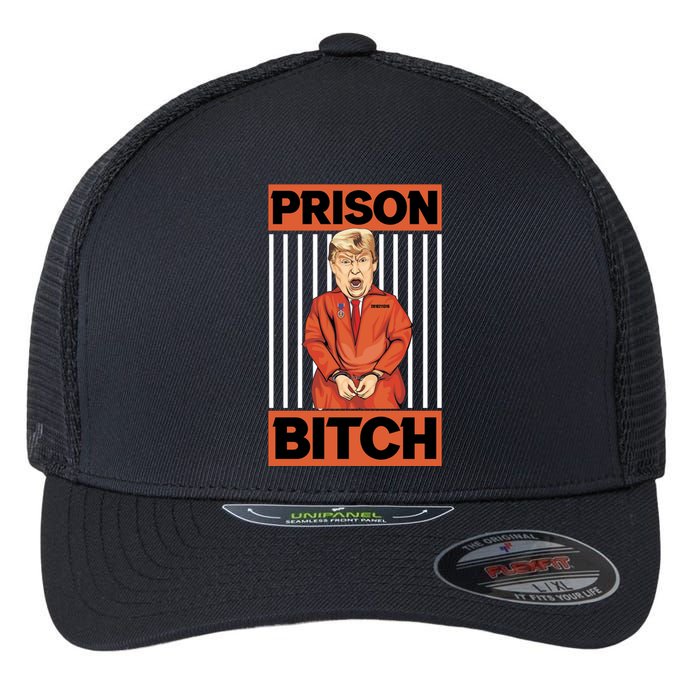 Trump In Jail | PARODY Prison Bitch Flexfit Unipanel Trucker Cap