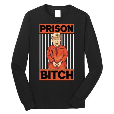 Trump In Jail | PARODY Prison Bitch Long Sleeve Shirt