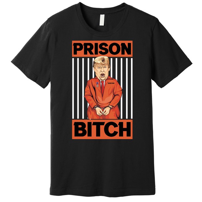 Trump In Jail | PARODY Prison Bitch Premium T-Shirt