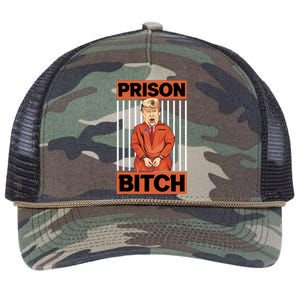 Trump In Jail | PARODY Prison Bitch Retro Rope Trucker Hat Cap