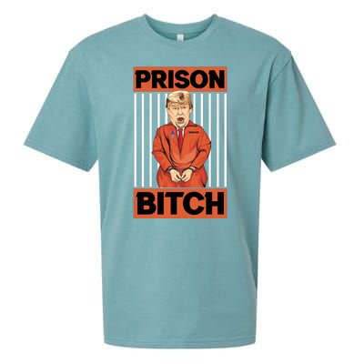 Trump In Jail | PARODY Prison Bitch Sueded Cloud Jersey T-Shirt