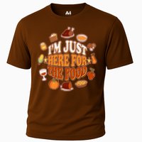 Thanksgiving I'm Just Here For The Food Cooling Performance Crew T-Shirt