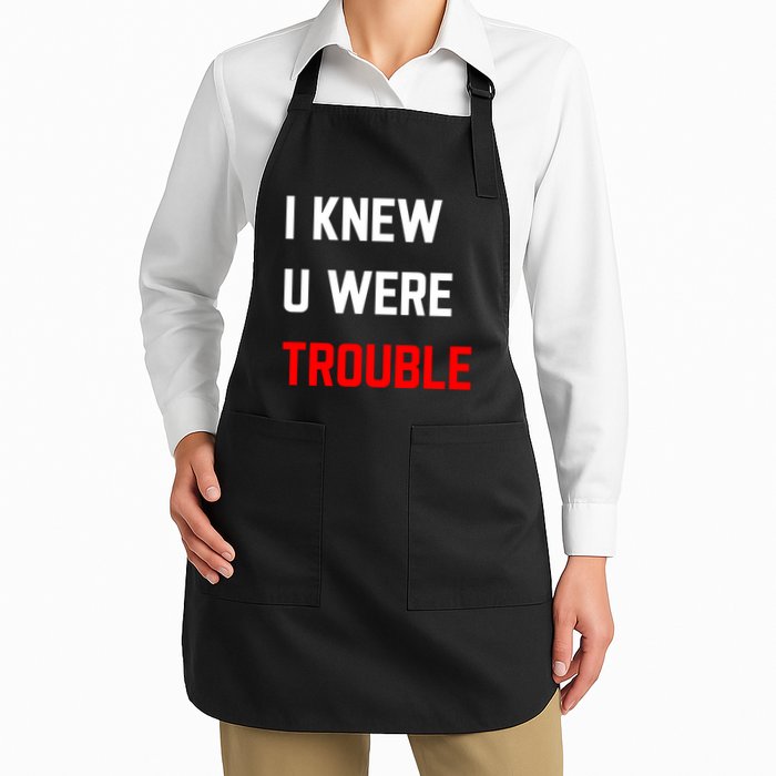 Taylor I Knew U Were Trouble Apron
